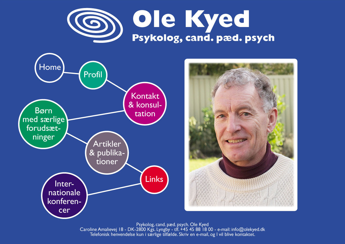 Psykolog, cand. pæd. psych. Ole Kyed